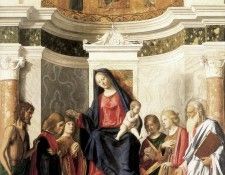 CIMA da Conegliano Madonna Enthroned With The Child. ,  