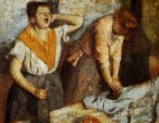 Degas Edgar Woman Ironing 1884. , --
