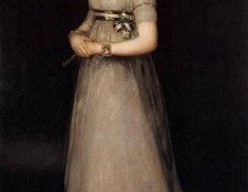 GOYA Francisco de POrtrait of the Countess of Chincon. ���� � ���������, ��������� ��