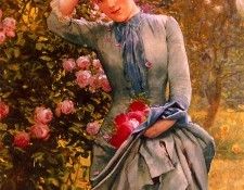ger-EdwardKillingworthJohnson-GatheringRoses. ,  Killingworth
