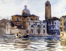 Sargent John Singer Palazzo Labbia Venice. ,  