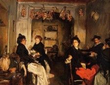 Sargent John Singer Venetian Wineshop. ,  