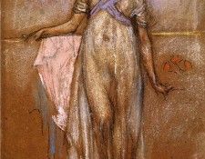 Whistler The Greek Slave Girl aka Variations in Violet and Rose. ,   