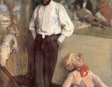 Degas Portrait of the Painter Henri Michel Levy. , --