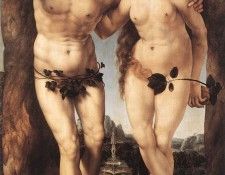 GOSSAERT Jan Adam and Eve.   