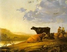CUYP Aelbert Young Herdsman With Cows. ����, Aelbert