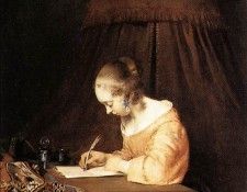 Woman Writing a Letter WGA.  