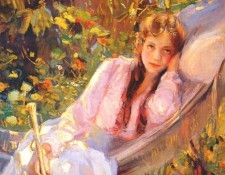 schuster girl in a hammock 1917. ������