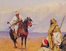 A Horseman Stopping At a Bedouin Camp. ������, ������