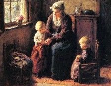Pothast Bernard The Sewing Lesson. Pothast ������