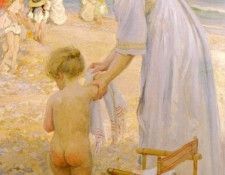 Fox Emanuel Phillips The Bathing Hour. ,  