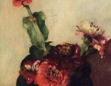 Vaes Walter Red Flowers In A Vase. Vaes, 