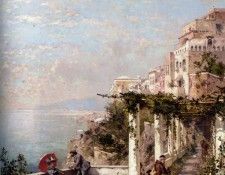 Franz Richard Unterberger Die Amalfi Kuste (The Amalfi Coast). ,  