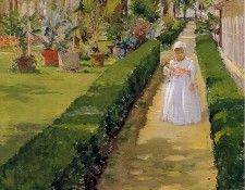 Chase William Merritt Child on a Garden Walk. ����, ������ �������