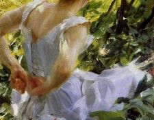Zorn Anders In the woods Sun. , 