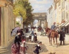 Voirin A Summer-s Day Nancy. Voirin,  