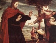 Holbien the Younger Noli me Tangere detail 1.   