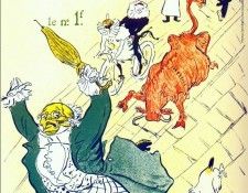 lautrec la vache enrage (the mad cow) 1896. -,  