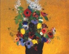 redon flowers c1905.  