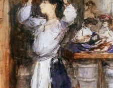 Israels Isaac Woman with hat Sun. Israels, �����