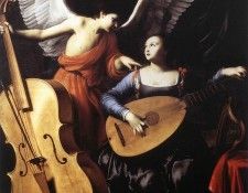 SARACENI Carlo Saint Cecilia And The Angel. Saraceni �����