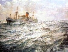 Burgess The Brotherhood Of Seamen (rescue Of A Motor Vessel By The Steamship glengoyle). ,  Bagnold