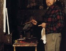 In his studio. �������, �������