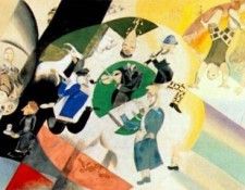chagall introduction to the jewish theater 1920. , 
