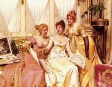 Soulacroix Charles Joseph Frederic Les Trois Connaisseuses. Soulacroix, 