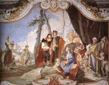 Tiepolo Palazzo Patriarcale Rachel Hiding the Idols from her Father Laban. ,  