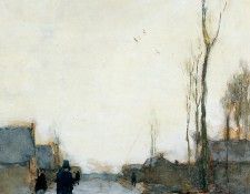 Weissenbruch Jan Road near Noorden Sun. Weissenbruch, �� �������