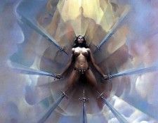 JLM-John Pitre-Queen of Swords. , 