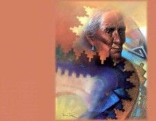 david johns csg001 portrait of a navajo. , 