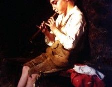 Boy with Recorder. Bechi, 