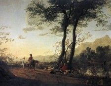 CUYP Aelbert A Road Near A River. ����, Aelbert