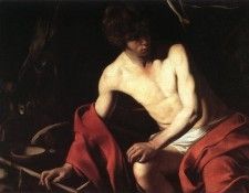 Caravaggio Baptist Galleria Nazionale dArte Antica, Rome. ���������, ������������ ������ ��
