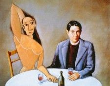 Picasso at the Lapin Agile. Olbinski, 