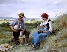 Le dejeuner de faneuses. �����, ������