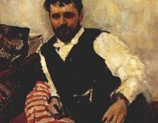 serov the artist konstantin korovin 1891. �����, ��������