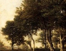 Harpignies Henri Landscape With Two Boys Carrying Firewood. Harpignies, -