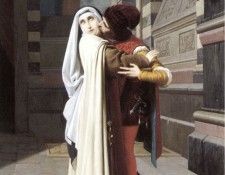 The Embrace of Fra Filippo Lippi and Lucrezia Buti. Castagnola, 