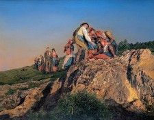 Die unterbrochene Wallfahrt (Die Hilfeleistung). ����������� ��������� �����