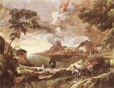 Landscape with St Augustine and the Mystery WGA. ����, Caspard