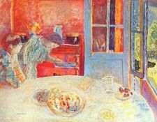 bonnard the dining room c1925.  