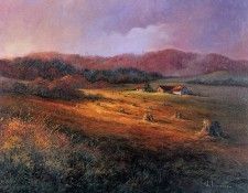 Lorraine Valiquette - Paysage Kiamika, De. Valiquette, 