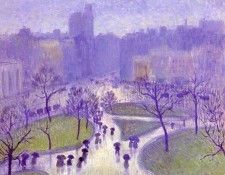 Gutman Bernhard Rainy Day Union Square. , 