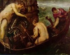 Tintoretto The deliverance of Arsinoe, ca 1560, 153x251 cm, . , 