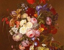 Geit F van Still Life With Roses. , F 