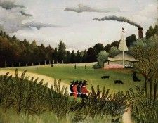 Rousseau,H. Landscape-Park with Kiosk, 1902-03, Barnes found. , 