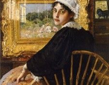 Chase William Merritt A Study aka The Artist-s Wife. ,  